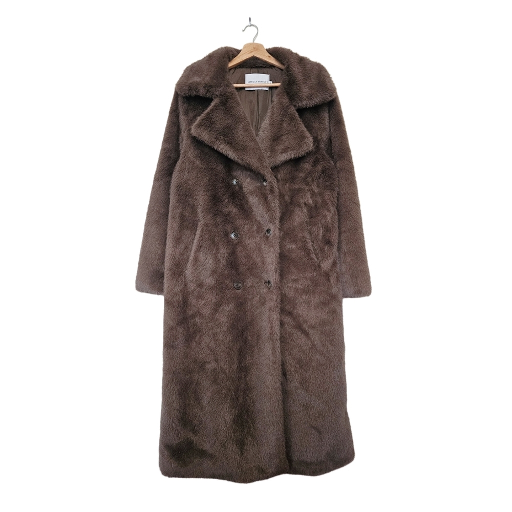 NWT Rebecca Minkoff Long Faux Fur Coat – Size M - Picture 3 of 16